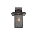 CHLOE Lighting IRONCLAD Transitional 1 Light Rubbed Bronze Outdoor Wall Sconce 13