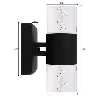 Ambert 2 Light LED In/OutDoor Wall Sconce