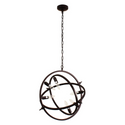 IRONCLAD Industrial 6 Light Oil Rubbed Bronze Ceiling Pendant 20