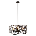 WILLOW Transitional 6 Light Oil Rubbed Bronze Ceiling Pendant 25