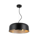 CHLOE Lighting IRONCLAD Contemporary-Style 3 Light Black and Silver Ceiling Pendant 16