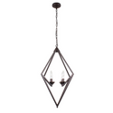 KYRA Transitional 4 Light Rubbed Bronze Ceiling Pendant 19.5