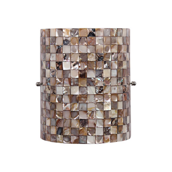 CHLOE Lighting SHELLEY Mosaic-Style Seashell Wall Sconce