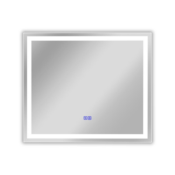 CHLOE Lighting LUMINOSITY Back Lit Rectangular TouchScreen LED Mirror 3 Color Temperatures 3000K-6000K 28