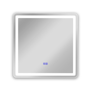 CHLOE Lighting LUMINOSITY Back Lit Square TouchScreen LED Mirror 3 Color Temperatures 3000K-6000K 24