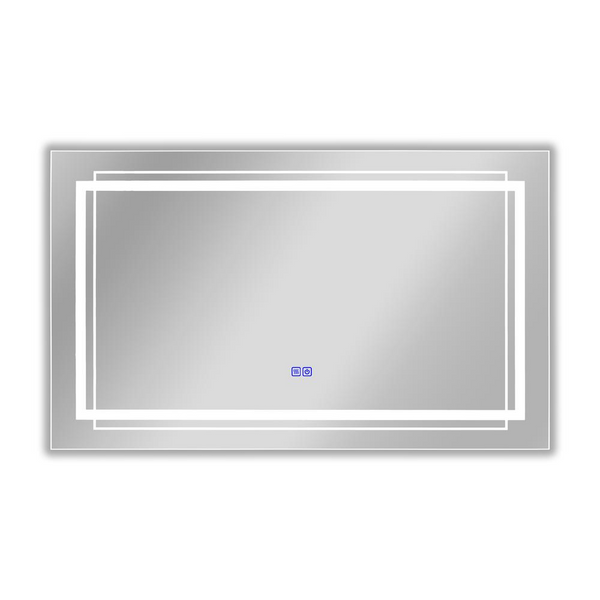CHLOE Lighting LUMINOSITY Back Lit Rectangular TouchScreen LED Mirror 3 Color Temperatures, 3000K-6000K 39