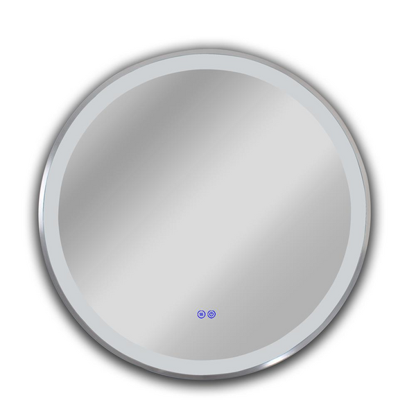 CHLOE Lighting- LUMINOSITY Embedded Round TouchScreen LED Mirror 3 Color Temperatures 3000K-6000K 30