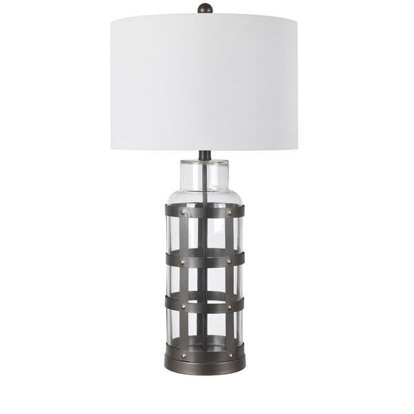 Everly Caged Metal Lamp