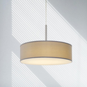LED 18W Dimmable Pendant With Diffuser And Hardback Fabric Shade, FX3731GR