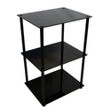 Designs2Go Classic Glass 3 Tier Lamp / End Table
