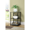 Designs2Go Classic Glass 3 Tier Lamp / End Table