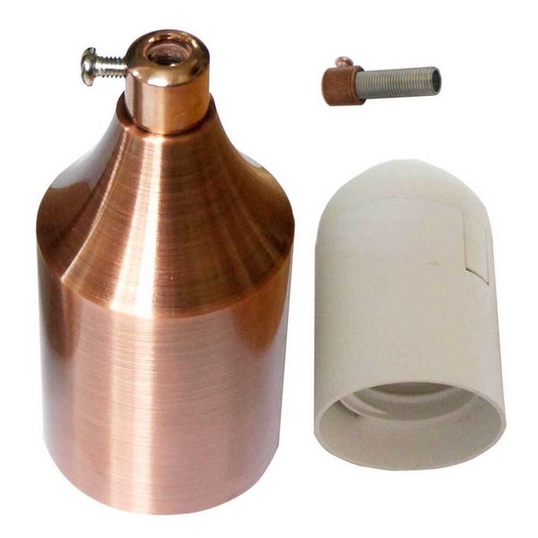Copper ES E27 Lamp Bottle Shape Antique Bulb Holder~2973