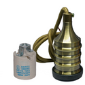 Green Brass E27 Bulb Holder Industrial Pendant Light~3144