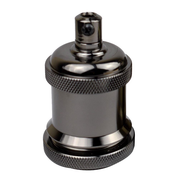 Black E27 Metal Lamp/Bulb Holder Ideal for Vintage Edison Filament Bulbs Antique metal~2934