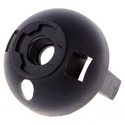 Edison E27 Black Lamp Pendant Bulb Holder with Shade Ring & Cord Grip~2967