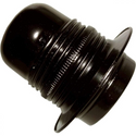 E27/ES Vintage threaded lamp bulb holder Black~2970