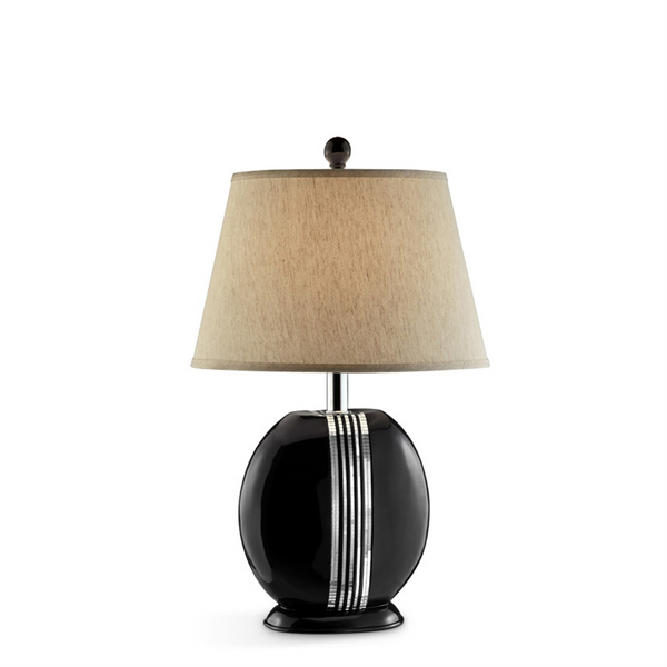 28''H Obsidian Table Lamp