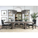 Larkin 7-Light Iron and Crystal Chandelier, by Kosas Home