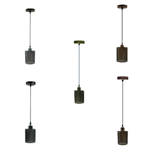 Barrel Cage Hanging Lights Pendant Lamp Ceiling Light Fixtures~1151