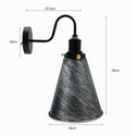 Industrial Wall Sconce Retro Wall Light Cone Lamp Shade E26 Socket Home Farmhouse~1166