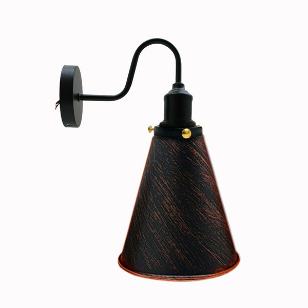 Industrial Wall Sconce Retro Wall Light Cone Lamp Shade E26 Socket Home Farmhouse~1166