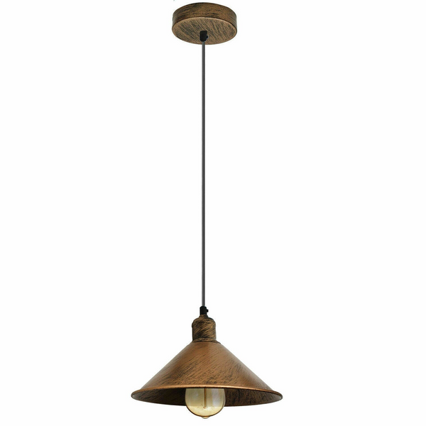 22cm Vintage Cone Hanging Pendant Light Ceiling Light Fixture~1117