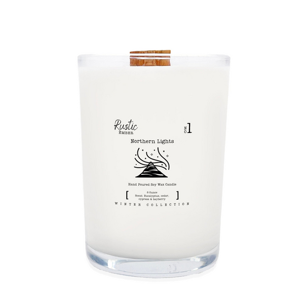 Northern Lights | 8 Ounce Candle | Rustic Ember