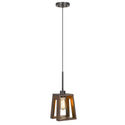 60W Biel Wood Pendant (Edison Bulb Not included)