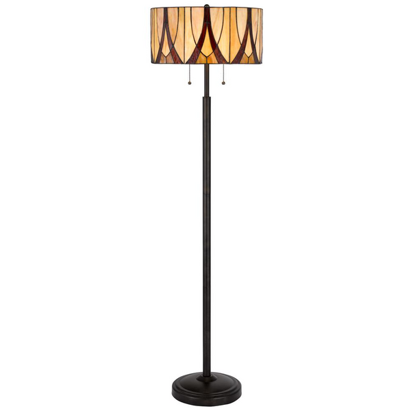 60W x 2, Tiffany floor lamp