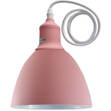 Industrial Vintage Retro adjustable Ceiling Pink Pendant Light with E27 Uk Holder~4030