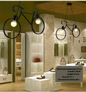 Retro Meta Design Bicycle Ceiling Hanging Pendant Light Shade Modern cycle Lampshade~2668