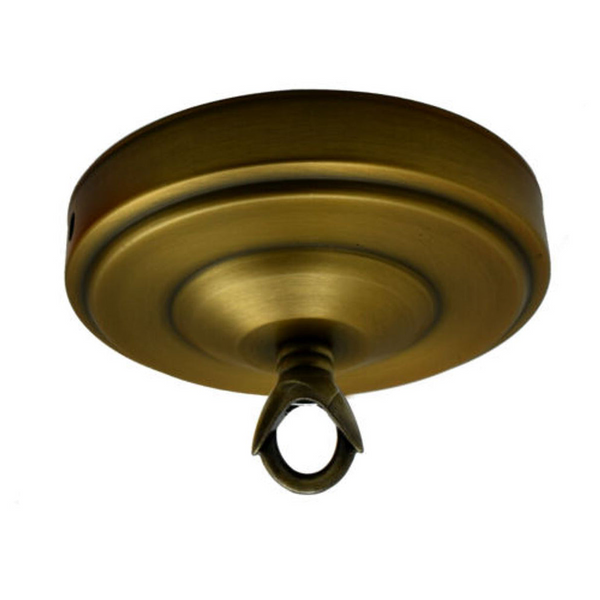 Green Brass Color 108mm Diameter Ceiling Rose Hook Plate Light Fitting Chandelier~2650