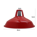 Modern Red Colour Lampshade Industrial Retro Style Metal Ceiling Pendant Lightshade~2557