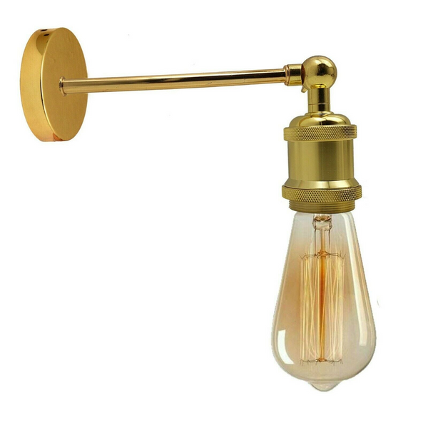 Industrial Retro Adjustable Wall Lights Vintage Style Sconce Lamp Fitting Kit UK~2246