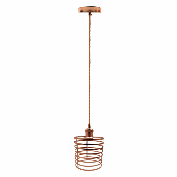 Pendant light Modern chandelier style ceiling lampshade metal rose gold~2130