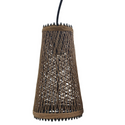 Modern Wicker Rattan Basket Style Ceiling Pendant Light Shade~1961