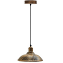 Vintage Pendant Light Shade Metal Lamp Ceiling Lights Brushed Copper~1884