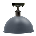 Vintage Industrial Loft Style Metal Ceiling Light Modern Grey Dome Pendant Lampshade~1635