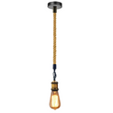 Hemp Rope 1 Head Pendant Ceiling Light Retro Lamp~1522