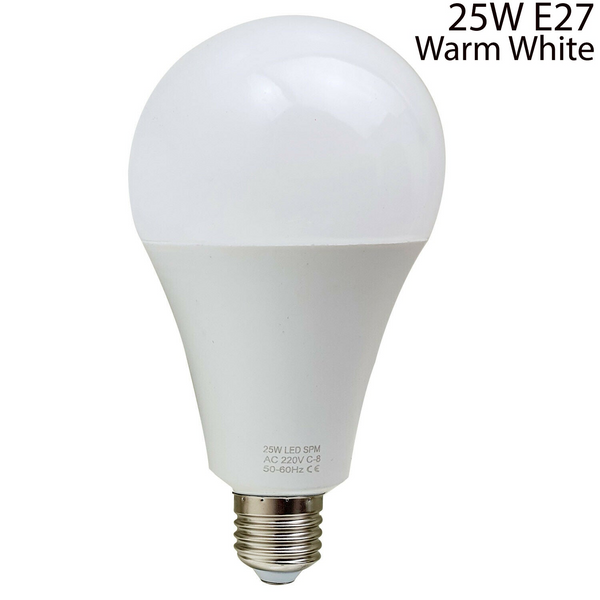 25W E27 Light Bulb Energy Saving Lamp Warm White Globe~1381