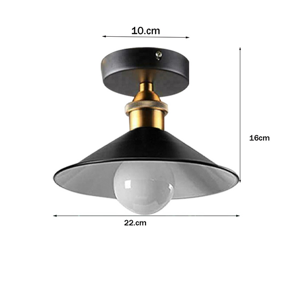 Ceiling Light Round Cone Down Lights Bathroom Kitchen Living Room Ceiling Lamp~1349