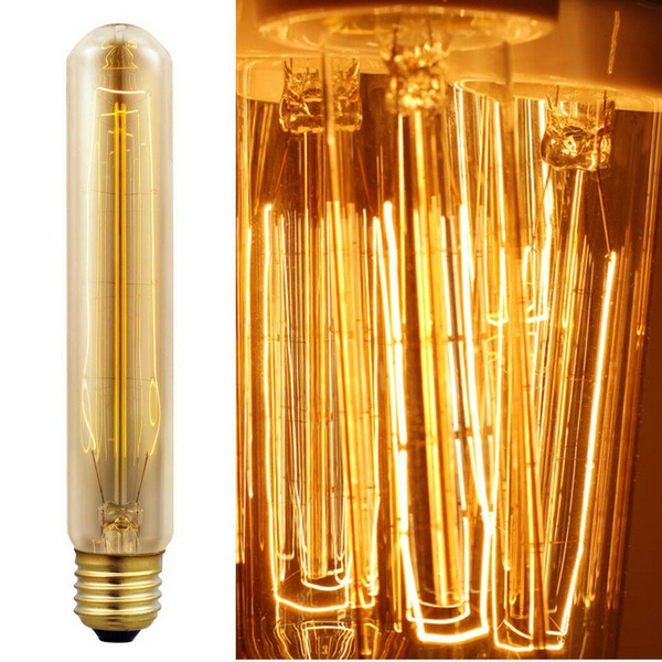 Vintage Filament Incandescent Edison Tall Bulb Dimmable B22 E27 Decorative Industrial Light~1225