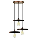 Retro Industrial Vintage Wood Pendant Light Shade Chandelier Ceiling Lamp Shade~1135