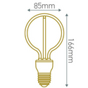 3 Pack 8W Retro LED Soft Filament E27 Decorative Industrial Light~1007
