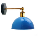 Blue Modern Retro Style Glossy Wall Sconce Wall Light Lamp Fixture~3455
