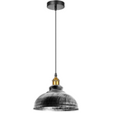 2 Pack Vintage Industrial Ceiling Pendant Light Retro Loft Style Metal Shade Black Lamp~3569