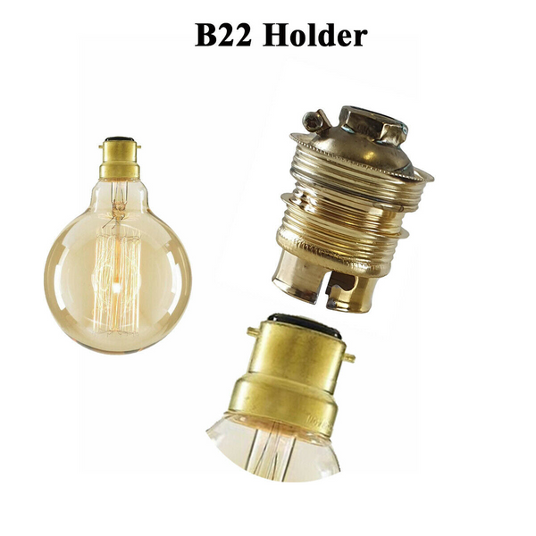 Industrial B22 Vintage Ceiling Lights Metal Pipe Retro Loft Ceiling and Cage Lamps~3667