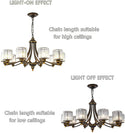 Modern Crystal Chandeliers Lighting Flush Mount Ceiling Lights Pendant Light