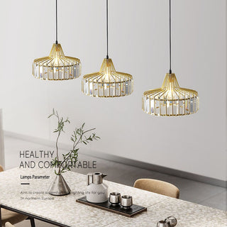 Luxury Crystal Pendant Ceiling Lamps For Dining Room Nordic Modern Chandelier Hanging Light Fixture Room Home Decor Pendant Lamp - Simply Light Fixtures