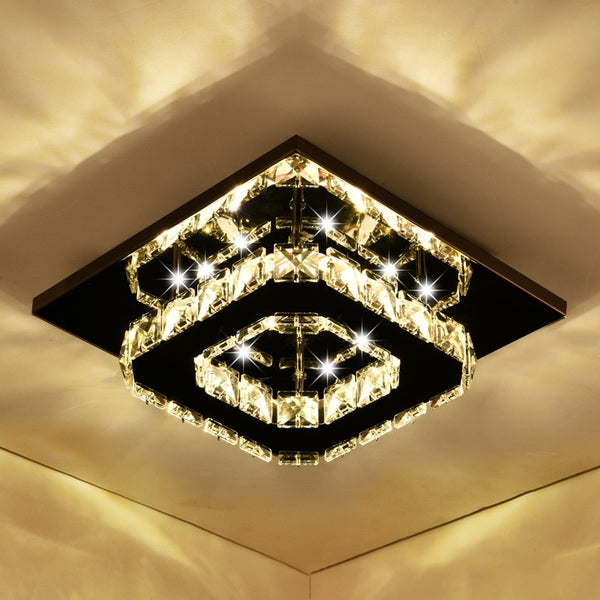 Ceiling Lamp Llights Decorative For Room Dining Hallway Lampras Living Home Kitchen Modern Nordic Crystals Led Chandeliers Bedr - Simply Light Fixtures